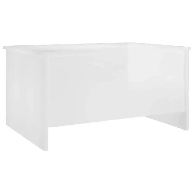 Coffee Table High gloss white Engineered wood 31.5 x 21.9 x 16.3 in