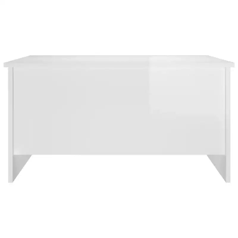 Coffee Table High gloss white Engineered wood 31.5 x 21.9 x 16.3 in