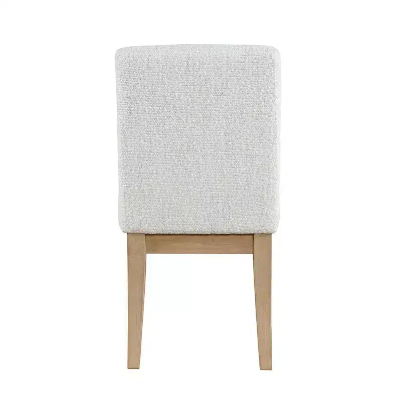 Jofran,Sequoia Modern Rustic Solid Wood Upholstered Parsons Dining Chair (Set of 2)