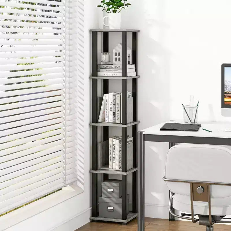 HOMLUX 5-Tier Multipurpose Storage Shelf, Open Shelving Unit with Durable Frame
