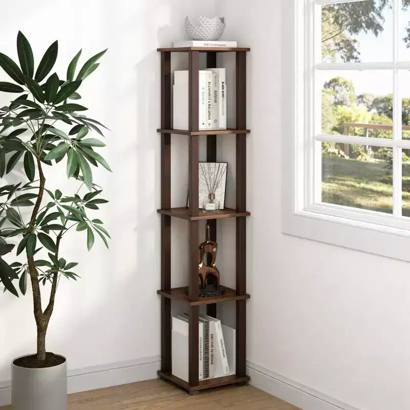 HOMLUX 5-Tier Multipurpose Storage Shelf, Open Shelving Unit with Durable Frame