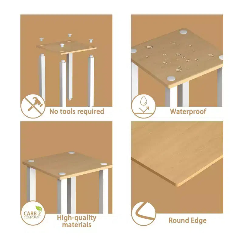 HOMLUX 5-Tier Multipurpose Storage Shelf, Open Shelving Unit with Durable Frame