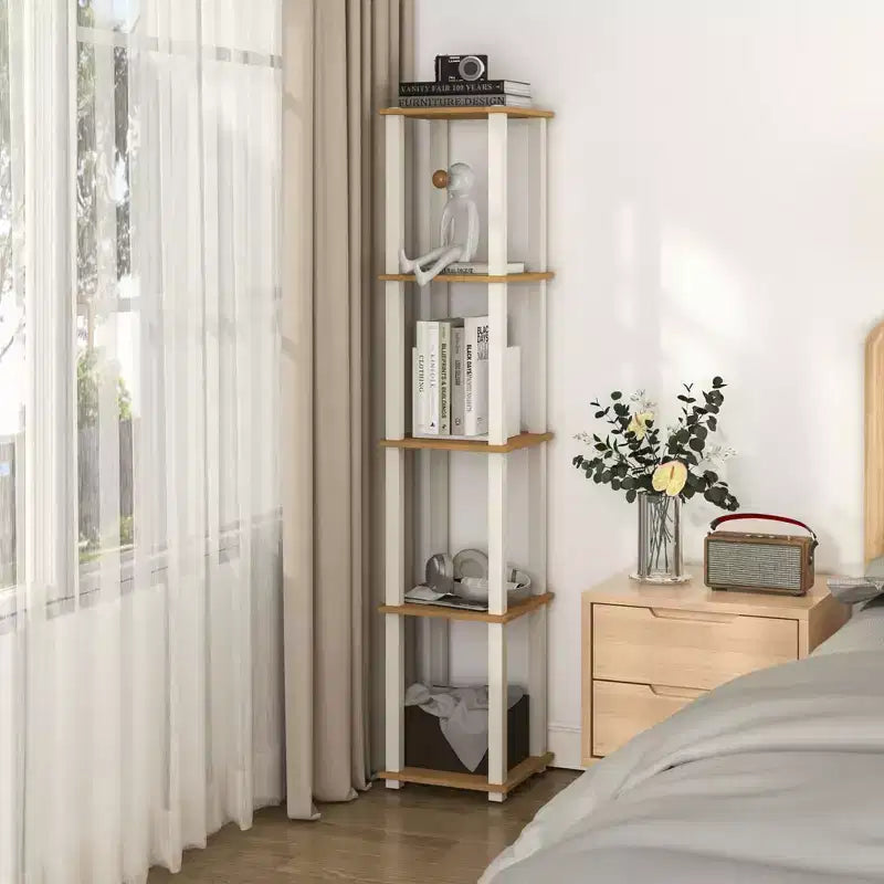 HOMLUX 5-Tier Multipurpose Storage Shelf, Open Shelving Unit with Durable Frame