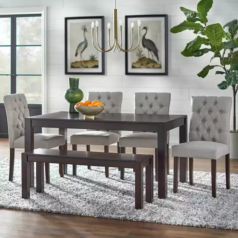 Buylateral 60" Axis Dining Table Espresso