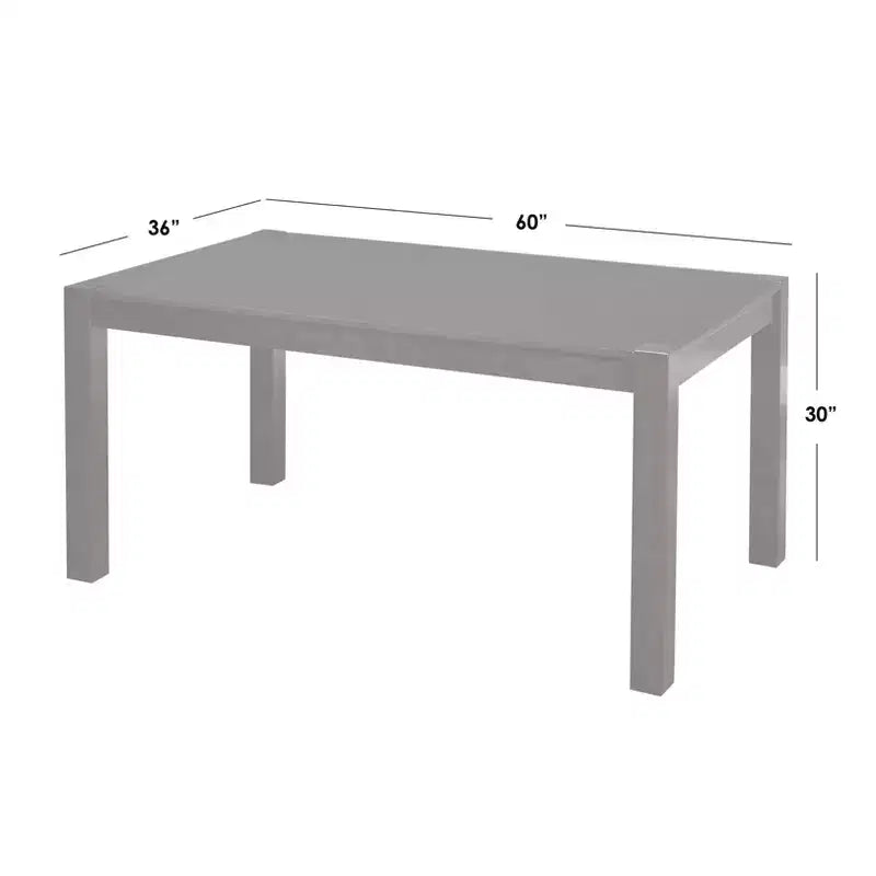 Buylateral 60" Axis Dining Table Espresso
